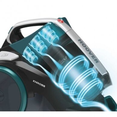 Hoover KHROSS KS40PAR 011 1,8 L Cilindrinis dulkių siurblys550 W 2