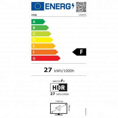 CHIQ L32H7C 32'' SMART Android 11.0 TV 1