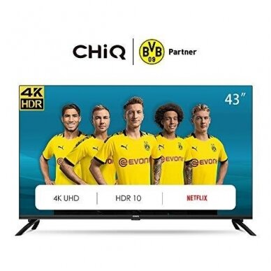 43'' SMART TV CHIQ U43H7L televizorius