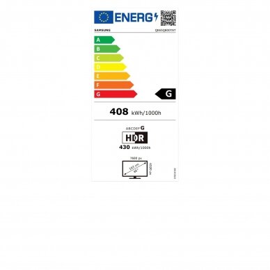 Samsung QE65Q800T 65'' Smart 8k QLED televizorius 1