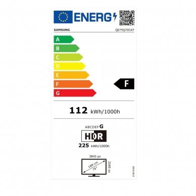 SAMSUNG QE75Q70CAT 75" 4K Smart televizorius 1